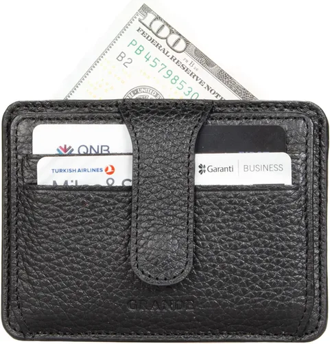 Vista 4 de Grande -3607 Estuches para tarjetas, Negro -, Minimalista