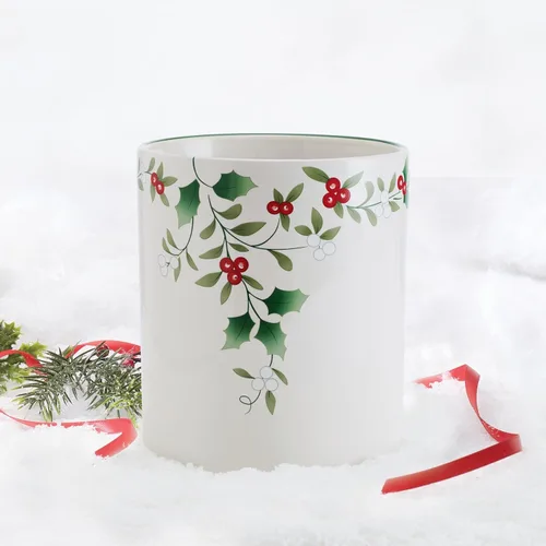 Vista 4 de Pfaltzgraff Winterberry Recipiente/Soporte Tipo Crock para Utensilios de Cocina