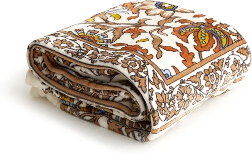 Vista 35 de Vera Bradley Manta de forro polar para mujer, manta de felpa suave para sofá, dormitorio y decoración del hogar