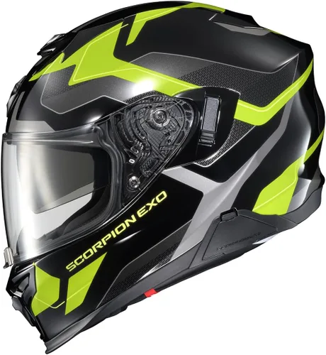 Vista 11 de ScorpionEXO T520 Casco de Motocicleta de Turismo de Cara Completa con Bolsillos para Altavoces Listos para Bluetooth DOT ECE Aprobado Nama-Sushi