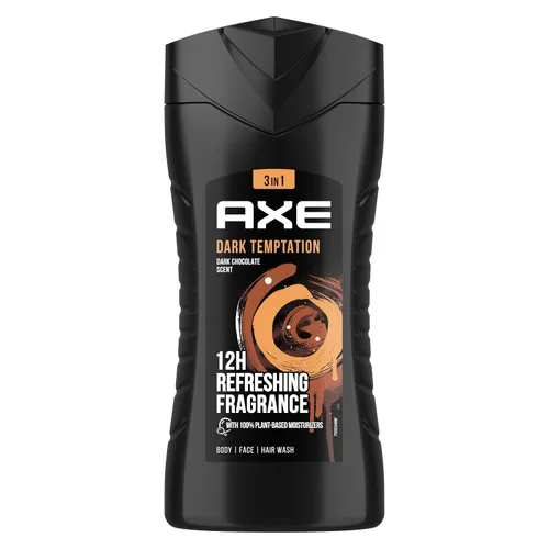 Vista 2 de Axe Gel de ducha Dark Tempt Tamaño 16z Axe Gel de ducha Dark Temptation 16z, juego de 3