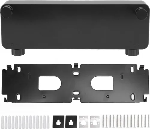 Vista 8 de CHICIRIS Tendedero retráctil, línea de lavandería retráctil, doble línea de ropa de acero inoxidable, montaje en pared retráctil para secado de ropa