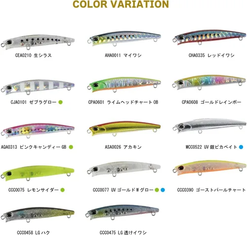 Vista 4 de Duo Tetra Works Totos Slim Ripless 50S CCC0390 Ghost Pearl Chart