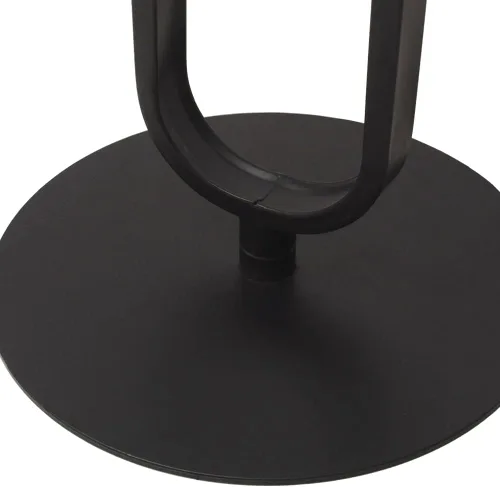Vista 8 de Mesa auxiliar con parte superior de mármol, mesa redonda de metal para sofá, mesa auxiliar moderna, bandeja de café, escritorio auxiliar para sofá