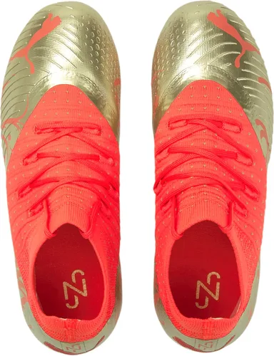 Vista 5 de PUMA Tenis unisex Future Z 3.4 Neymar Jr. Firm Artificial Ground, Coral, oro
