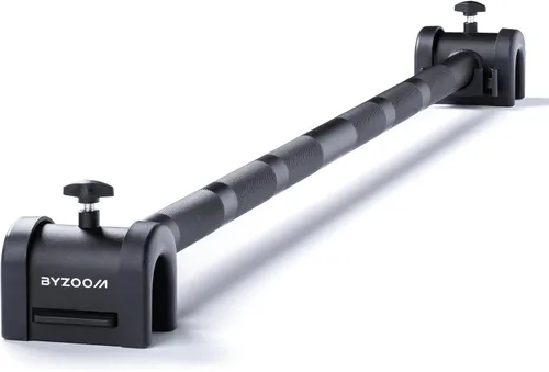 Vista 2 de BYZOOM FITNESS Juego de mancuernas ajustables de 25 libras y barra fácil