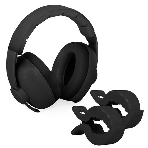 Vista 64 de Auriculares de bebé para protección contra el ruido, color blanco