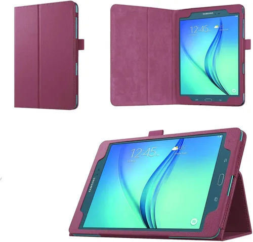 Vista 7 de Asng Funda para Samsung Galaxy Tab A 8.0 2015 - Funda plegable delgada con función de encendido/apagado automático y lápiz capacitivo para Galaxy