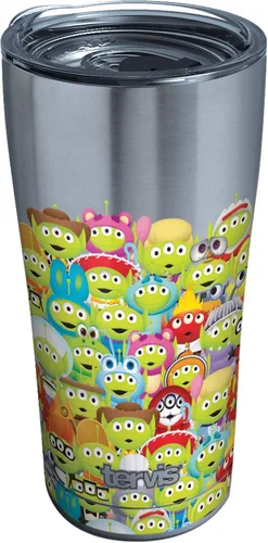 Vista 13 de Tervis Disney Pixar - Vaso aislado de doble pared de Toy Story Alien Made in Estados Unidos mantiene las bebidas frías y calientes, 16 onzas, clásico