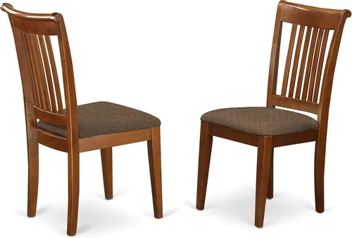 Vista 6 de East West Furniture PFPO5-SBR-C - Juego de mesa de cocina de 5 piezas para 4 personas, incluye una mesa de comedor cuadrada con hojas de mariposa