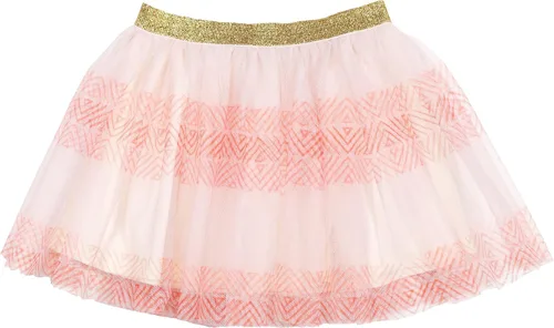 Vista 5 de Disney Princess Moana Frozen - Conjunto de 3 piezas de camiseta de tul con falda de malla y coletero para niñas pequeñas a grandes