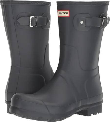Vista 13 de Hunter Botas de lluvia cortas originales para hombre Negro