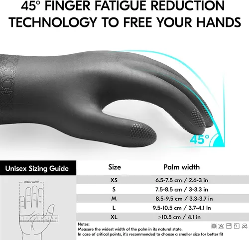 Vista 7 de Vgo... Men's Work Gloves,Abrasion & Tear Resistant,for Construction, Cement, Sewage, Drain Cleaning & Rough Tasks(TP1117)