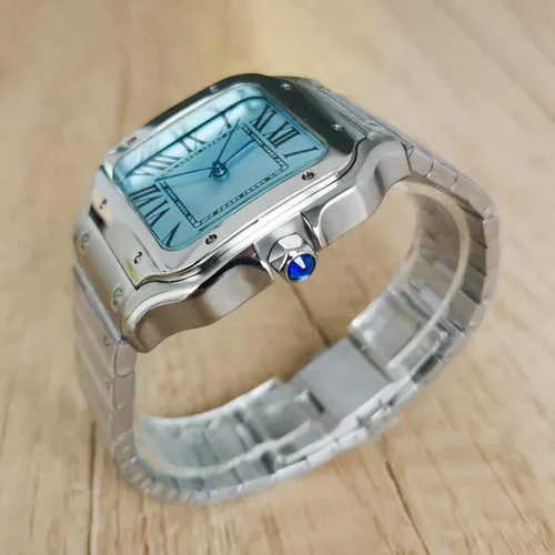 Vista 2 de Original NH35 Reloj automático para hombre, 3ATM, resistente al agua, mecánico, de viento automático, para hombre, reloj de pulsera de acero