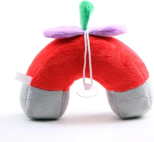 Vista 4 de Juguetes de peluche de plantas, figuras de muñeca de peluche, regalo de cumpleaños para niños (hongo magnético)