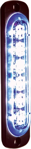 Vista 8 de Buyers Products 8891910 Luz estroboscópica LED, ámbar, 6 LED, 9 patrones de flash, luz montada vertical para camiones y remolques, luces