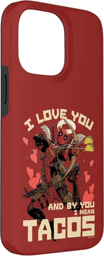 Vista 49 de Marvel Deadpool I Love You and by You I Mean Tacos - Carcasa para iPhone 17