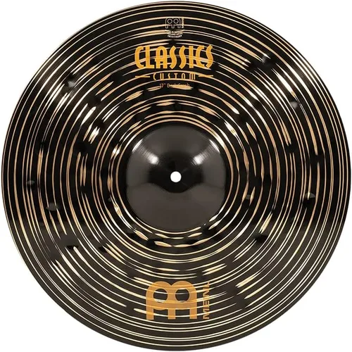 Vista 14 de Meinl Crash Platillo de 16 pulgadas – Classics Custom Dark – Fabricado en Alemania, 2 años de garantía (CC16DAC) Platillo para batería de bronce