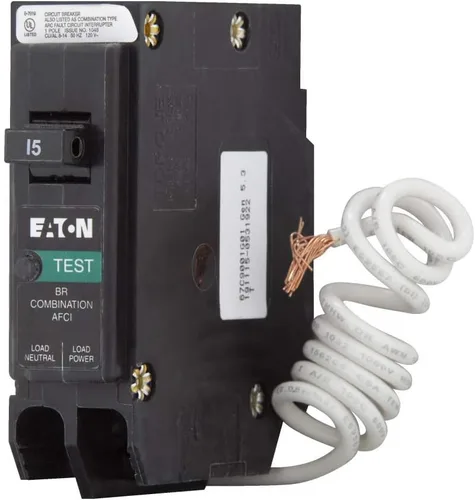 Vista 2 de Eaton BR 15A - Disyuntor de fallas de arco combinado CAFCI de un solo polo, 1 unidad