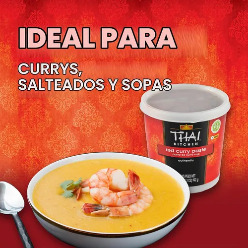 Vista 7 de Pasta de curry rojo Thai Kitchen, 35 onzas