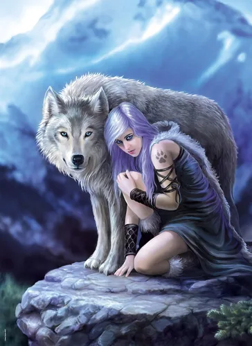Vista 2 de Clementoni - 39465 - Colección Anne Stokes - Rompecabezas Protector para Adultos y Niños - 1000 Piezas