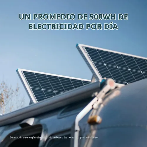 Vista 2 de Renogy - Kit básico de panel solar de 100W 12V, panel solar monocristalino de 100 vatios, controlador de carga PWM LCD de 30A, kit de adaptadores