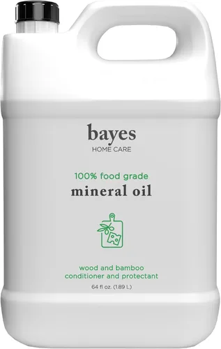 Vista 8 de Bayes Aceite mineral de grado alimenticio para tabla de cortar, aceite mineral de grado alimenticio para bambú, teca y acondicionador y protector