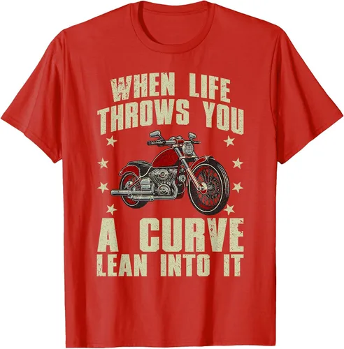 Vista 72 de Funny Motorcycle Racer Design for Men Women Motorcycle Lover T-Shirt Asphalt Grey