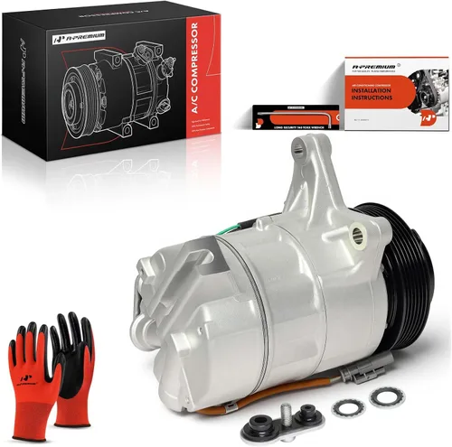 Vista 10 de A-Premium Compresor de aire acondicionado con embrague compatible con Buick LaCrosse 3.6L 2012-2012 y Cadillac SRX 3.6L 2012-2016, estilo PXC16