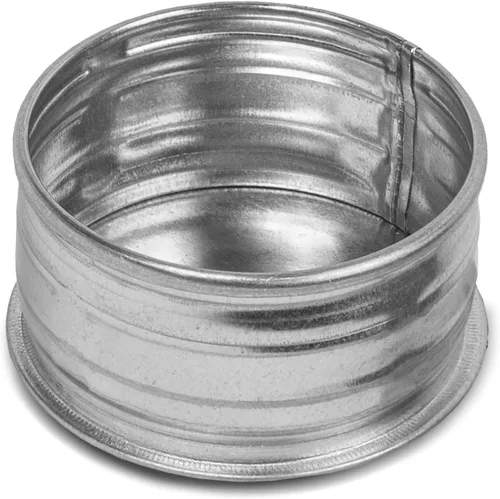 Vista 6 de Repa Market Tapa redonda de 4 pulgadas para conducto de secador, tapa en T de acero galvanizado, tapón de metal, cubierta de tubería para interiores
