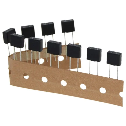 Vista 6 de Bettomshin DIP Montado Miniatura Cuadrado Lento Golpe Micro Fusible Instrumento Eléctrico Fusible 6.3A 250V Negro 10 Unids