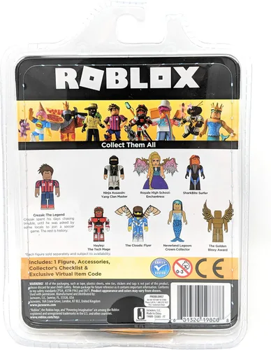 Vista 2 de Roblox Gold Collection Crezak: The Legend - Paquete de figura individual con código de artículo virtual exclusivo