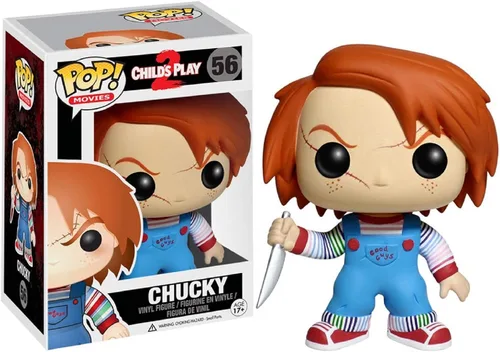 Vista 2 de POP Child's Play 2 - Chucky Funko Pop! Figura de vinilo (paquete con funda protectora compatible con Pop Box), multicolor, 3.75 pulgadas