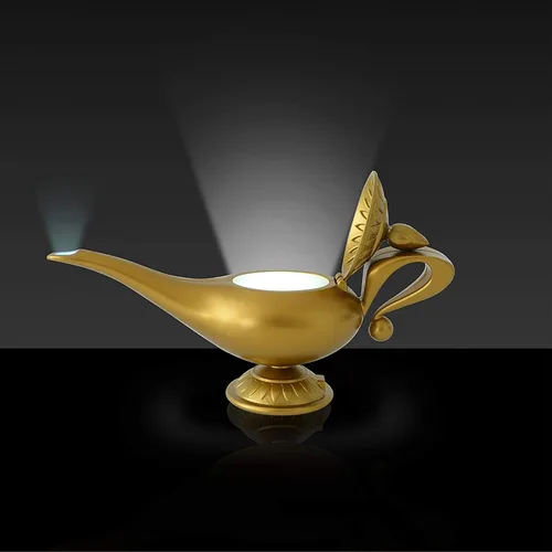 Vista 3 de Disney Aladdin Genie - Lámpara LED de humor Lámpara Aladdin 10 pulgadas