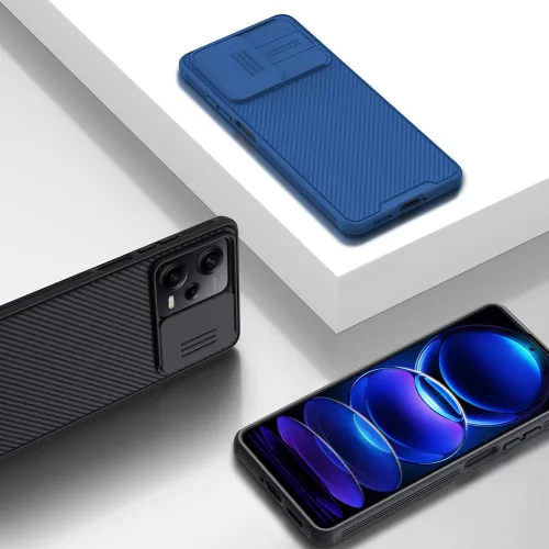 Vista 7 de Funda para Xiaomi Redmi Note 12 Pro 5G/POCO X5 Pro 5G con cubierta para cámara, delgada funda protectora de policarbonato a prueba de golpes
