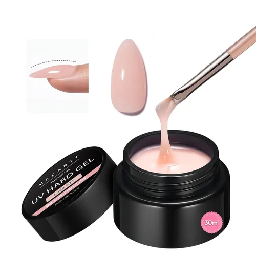 Vista 13 de Makartt Arte de uñas de gel 3D: 4 en 1 constructor de gel sólido transparente para extensión, pegamento de uñas UV para uñas acrílicas, diamantes