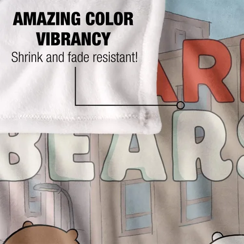 Vista 4 de We Bare Bears Baby Bears - Manta con licencia oficial de Silky Touch Super Soft de 50 x 60 pulgadas