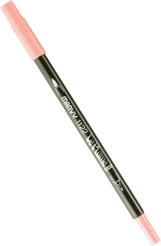 Vista 9 de Uchida 1122-C-3 Marvy Extra Fine Tip Le Plume II Rotulador de doble punta, azul