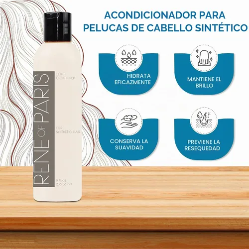 Vista 2 de Acondicionador de cabello para pelucas sintéticas, extensiones de cabello