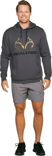Vista 4 de Realtree Men's Edge Logo Fleece Pullover Hoodie