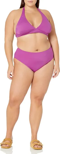 Vista 7 de Tienda Essentials Parte inferior de bikini de cintura alta para mujer