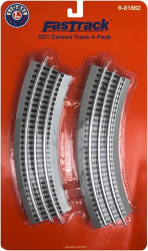 Vista 3 de Lionel FasTrack O31 Full Curve - Paquete de 4, calibre O