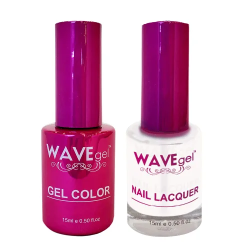 Vista 16 de WAVEGEL - Juego dúo de gel y esmalte de uñas a juego - Colección Princess - #001 Super Black I 0.5 onzas #001 Super Negro