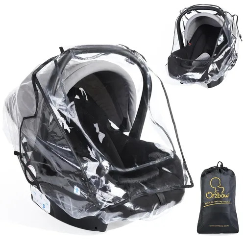 Vista 12 de Clear Stroller Rain Cover, Universal Fit, Side Ventilation, Gray