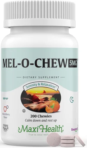 Vista 9 de Maxi Health Melatonina 5 mg Melatonina de acción rápida extra fuerte – Fomenta el sueño natural con melatonina – Apoyo para dormir sin hábito Kosher