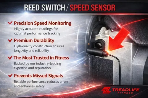 Vista 2 de Sensor RPM con interruptor de lengüeta de cinta de correr - Compatible con cintas de correr HealthRider - 165798