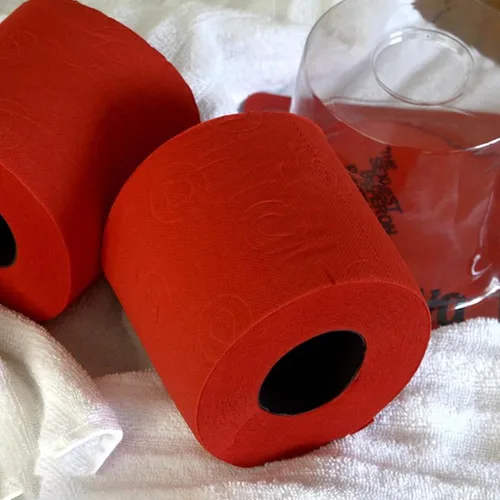 Vista 6 de Renova Papel higiénico de color perfumado 2 rollos de papel de baño de 3 capas rojo (RC200064199)
