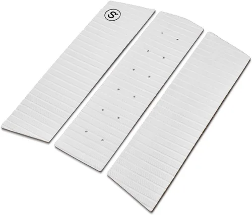 Vista 8 de SYMPL Almohadilla de tracción para tabla de surf, almohadilla de 3 piezas para surf, skimboarding, agarre máximo, adhesivo 3M, compatible con tablas