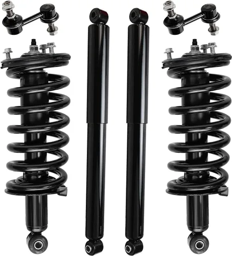 Vista 78 de Detroit Axle - Kit de puntales delanteros de 6 piezas para Ford Escape 2014-2019, 2 puntales y muelles helicoidales, 2 enlaces de barra