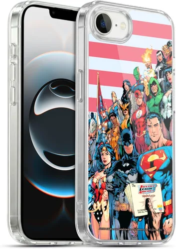Vista 58 de Head Case Designs Funda de gel con licencia oficial de la Liga de la Justicia DC Comics #10 Darkseid War Comic Book Cover